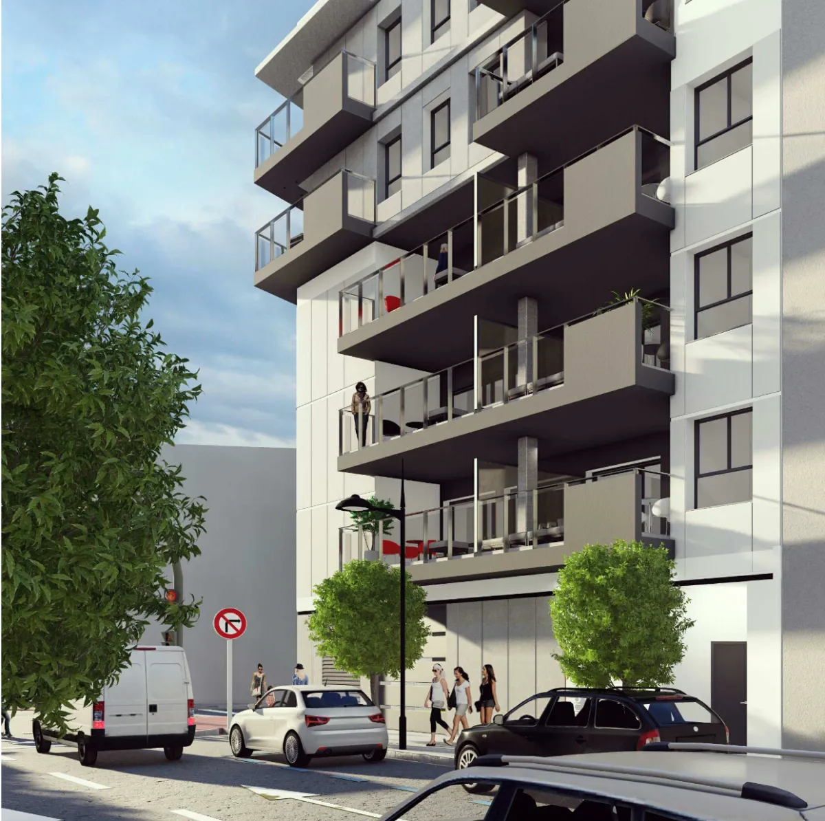 Como se ven terrazas desde otro punto